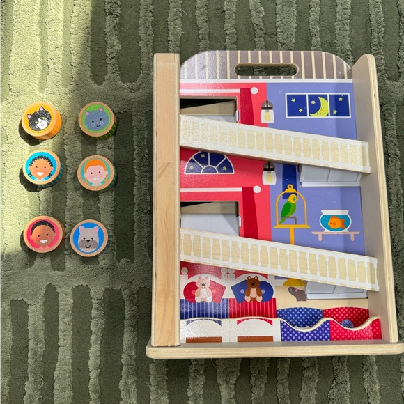 Melissa & Doug Go Tots Town House Tumble - Picture 2 of 5